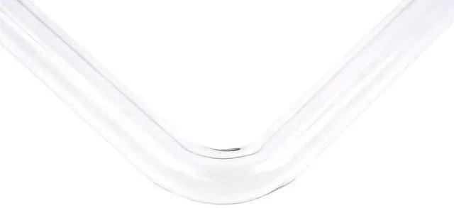 Alt view image 9 of 10 - Alphacool 16/11mm 90° Borosilicate Glass HardTube - 10/30cm (18499)