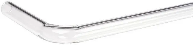 Alt view image 10 of 10 - Alphacool 16/11mm 90° Borosilicate Glass HardTube - 10/30cm (18499)