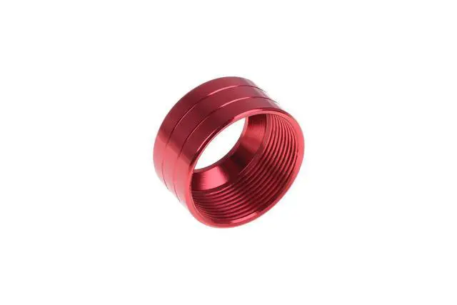 Alt view image 2 of 7 - Alphacool Eiszapfen 13mm HardTube Fitting Collar Modding Pack - 6 Pack - Red (17411)