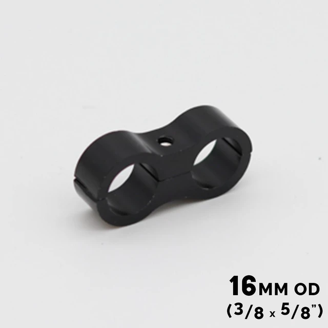 Alt view image 3 of 7 - ModMyMods ModClamp - 16mm (5/8") AN 8 Tubing Management Clamp - Black (MOD-0312)