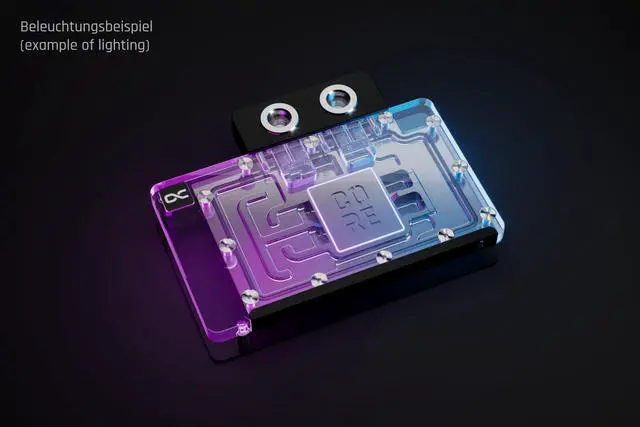 Alt view image 4 of 7 - Alphacool Core Geforce RTX 5080 Reference Waterblock with Backplate (10248)