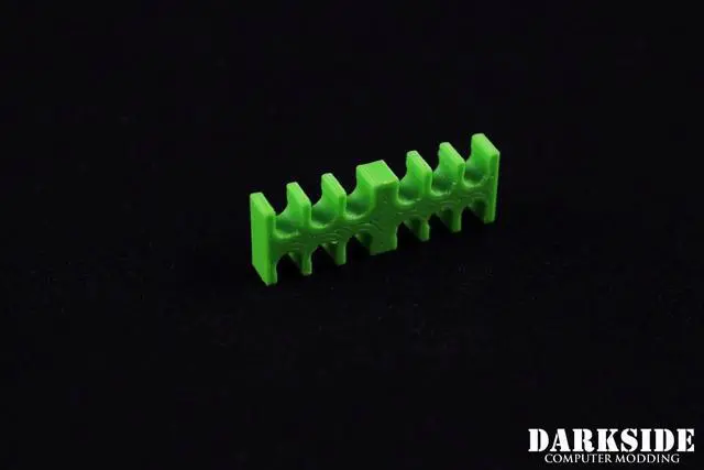 Alt view image 3 of 5 - Darkside 12-Pin Cable Management Holder - Green (3DS-0033)