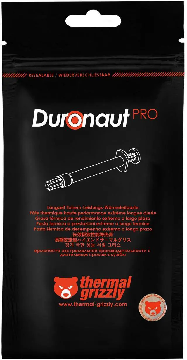 Alt view image 2 of 7 - Thermal Grizzly Duronaut Pro - 2g - Grey (TG-DP-002-R)