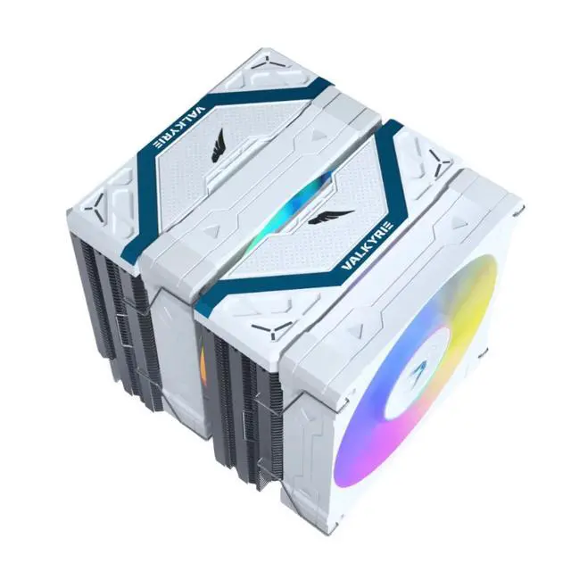 Alt view image 4 of 7 - Valkyrie Vind DL125 CPU Air Cooler - White (VK-AIRDL125W)