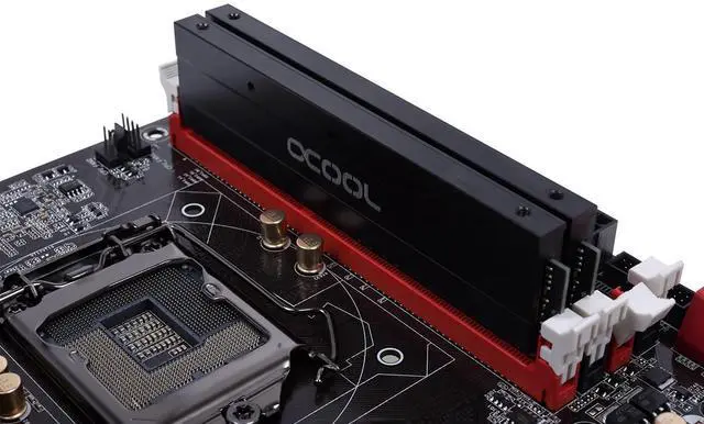 Alt view image 12 of 13 - Alphacool D-RAM module for Alphacool D-RAM cooler, 2-pack