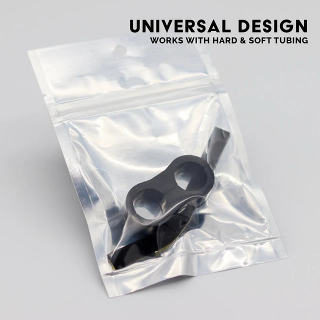 Alt view image 4 of 7 - ModMyMods ModClamp - 16mm (5/8") AN 8 Tubing Management Clamp - Black (MOD-0312)