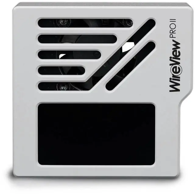 Alt view image 11 of 14 - Thermal Grizzly TG-WV-P2-H19N-W WireView Pro II GPU monitor normal TFT-IPS display 90° cable routing 12VHPWR GPU- White