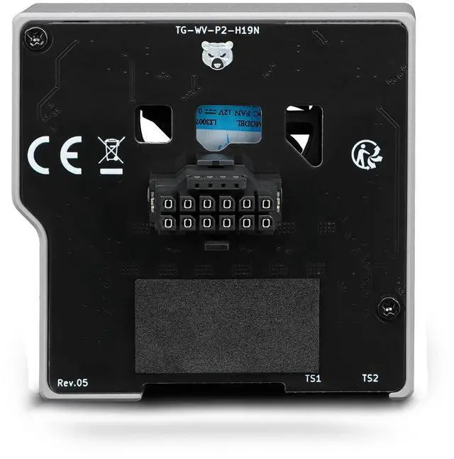 Alt view image 13 of 14 - Thermal Grizzly TG-WV-P2-H19N-W WireView Pro II GPU monitor normal TFT-IPS display 90° cable routing 12VHPWR GPU- White