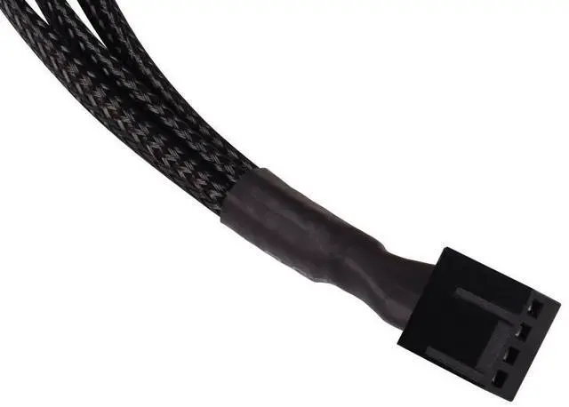 Alt view image 4 of 7 - Alphacool Y-Splitter 4-Pin to 3x 4-Pin PWM Cable - 60cm - Black (18681)