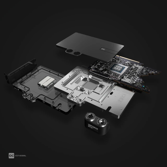 Alt view image 6 of 12 - Alphacool Core Geforce RTX 4090 Founders Edition with Backplate (13470)
