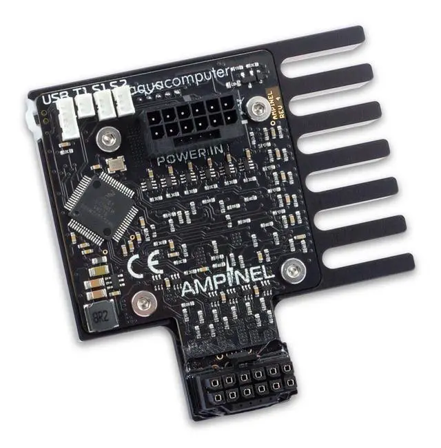 Alt view image 3 of 7 - Aquacomputer AMPINEL 12V-2x6 Graphics Card Power Management - Type A (53319)