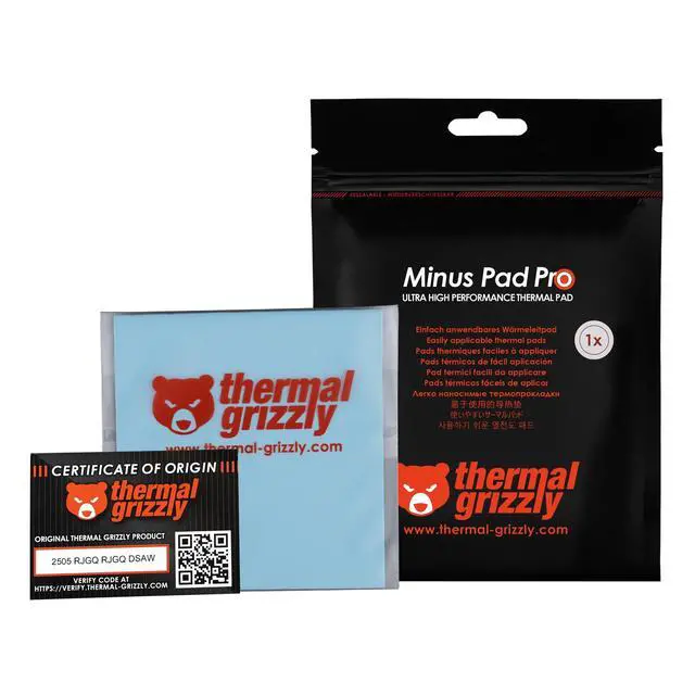 Alt view image 5 of 14 - Thermal Grizzly Minus Pad Pro - 100x 100x 0.5 mm (TG-MP-P-100-100-05)