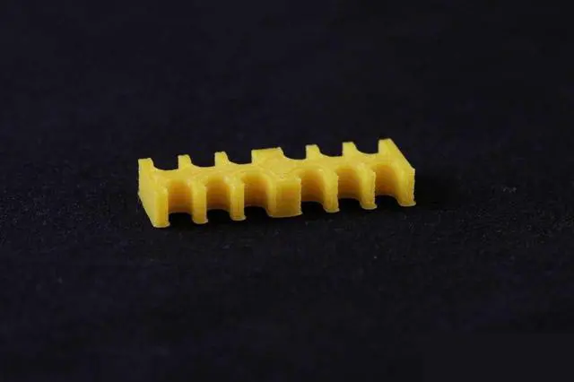 Alt view image 6 of 7 - Darkside 12-Pin Cable Management Holder - Yellow, PETG (3DS-0110)