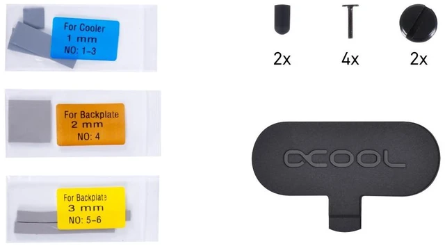 Alt view image 5 of 7 - Alphacool Eisblock Aurora Acryl GPX-N RTX 3090/3080 Gaming/Eagle Active Backplate (13042)