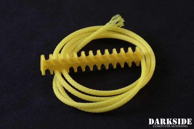 Alt view image 4 of 7 - Darkside 12-Pin Cable Management Holder - Yellow, PETG (3DS-0110)