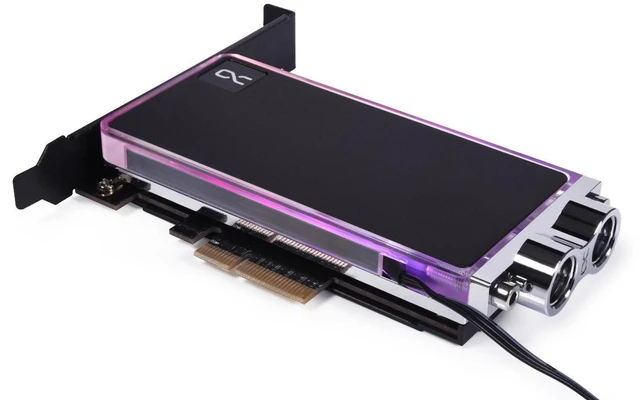 Alt view image 3 of 8 - Alphacool Core M.2 NVMe PCIe 4.0 Liquid Cooler (13079)