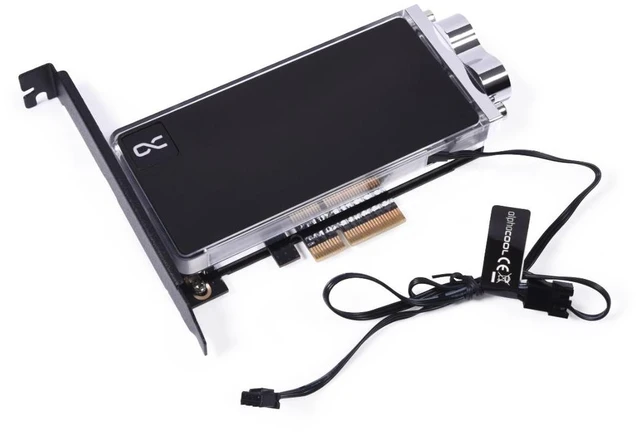 Alt view image 7 of 8 - Alphacool Core M.2 NVMe PCIe 4.0 Liquid Cooler (13079)