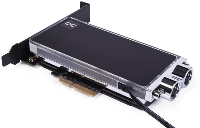 Alt view image 4 of 8 - Alphacool Core M.2 NVMe PCIe 4.0 Liquid Cooler (13079)