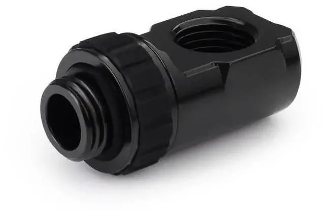 Alt view image 2 of 6 - Alphacool Apex Grip 90° G1/4 Rotary Adapter Fitting - Black (14807)