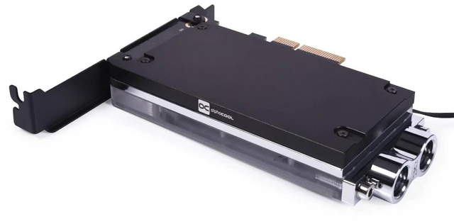 Alt view image 5 of 8 - Alphacool Core M.2 NVMe PCIe 4.0 Liquid Cooler (13079)