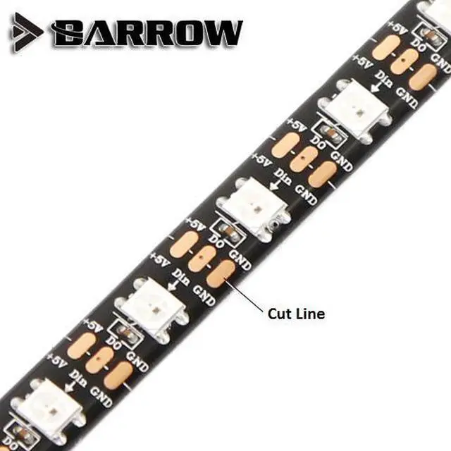 Alt view image 12 of 12 - Barrow Multi-color Waterproof LED Strip, Aurora Compatible, 50cm