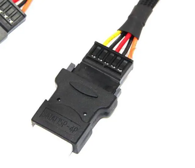 Alt view image 6 of 6 - 15-Pin SATA to 4-Pin Molex Connector (CAB310)