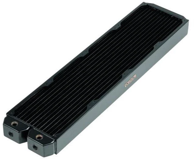 Alt view image 12 of 15 - Alphacool NexXxos XT45 Full Copper Radiator 560, 140mm x 4, Quad Fan, Black