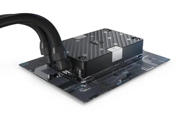 Alt view image 3 of 7 - Alphacool ES Jet LGA 4677 / SP5 LGA 6096 1U - Carbon (10229)