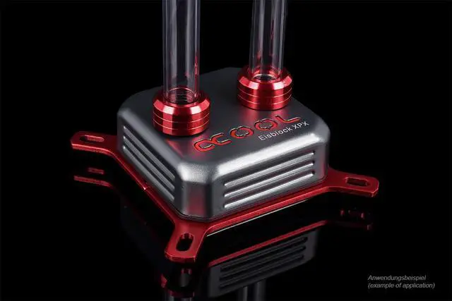 Alt view image 5 of 7 - Alphacool Eiszapfen 13mm HardTube Fitting Collar Modding Pack - 6 Pack - Red (17411)