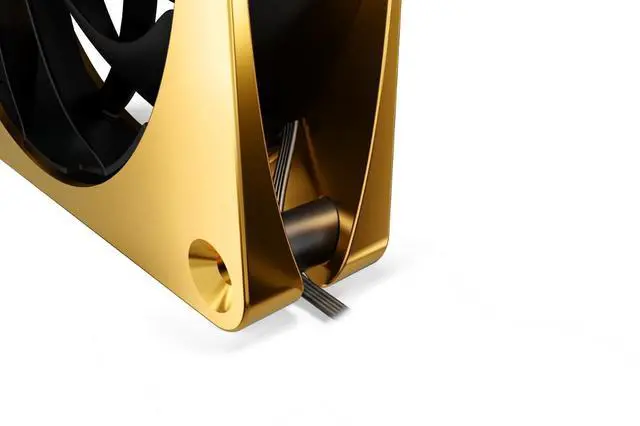 Alt view image 5 of 7 - Alphacool Apex Stealth Metal Fan 3000rpm Gold - 120x120x25mm (13856)