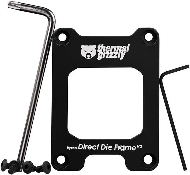 Alt view image 5 of 7 - Thermal Grizzly Ryzen 7000 Direct Die Frame V2 (TG-DDF-R7000-V2)