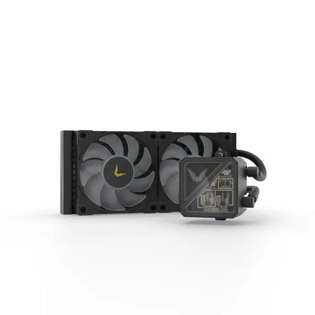 Alt view image 2 of 7 - Valkyrie V240 Lite ARGB All-in-One CPU Liquid Cooler - Black (VK-AIOVL240B)