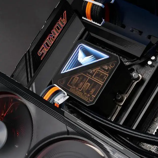 Alt view image 6 of 7 - Valkyrie V240 Lite ARGB All-in-One CPU Liquid Cooler - Black (VK-AIOVL240B)