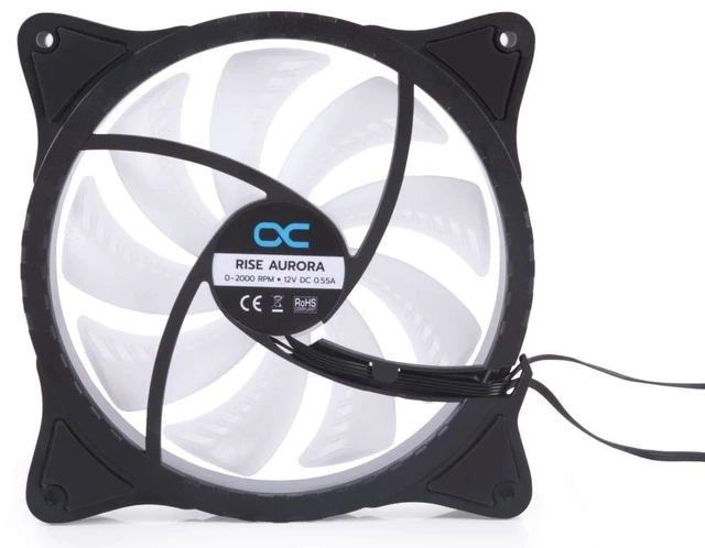 Alt view image 6 of 7 - Alphacool Rise Aurora 140mm Fan 140x140x25mm (24837)