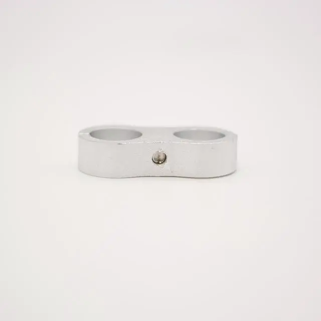 Alt view image 4 of 7 - ModMyMods ModClamp - 19mm (3/4") AN 10 Tubing Management Clamp - Silver (MOD-0329)