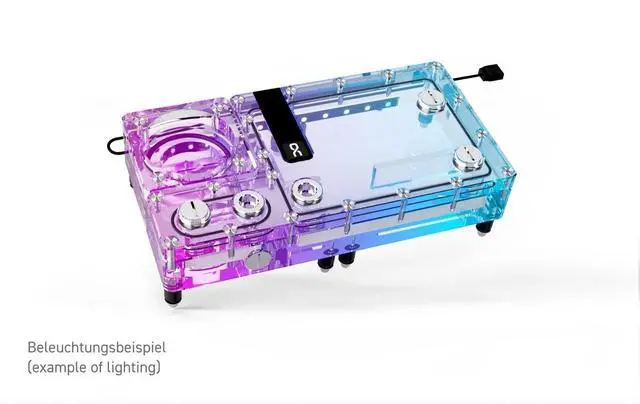 Alt view image 4 of 7 - Alphacool Core Flat Reservoir 240 Right D5/VPP (15485)