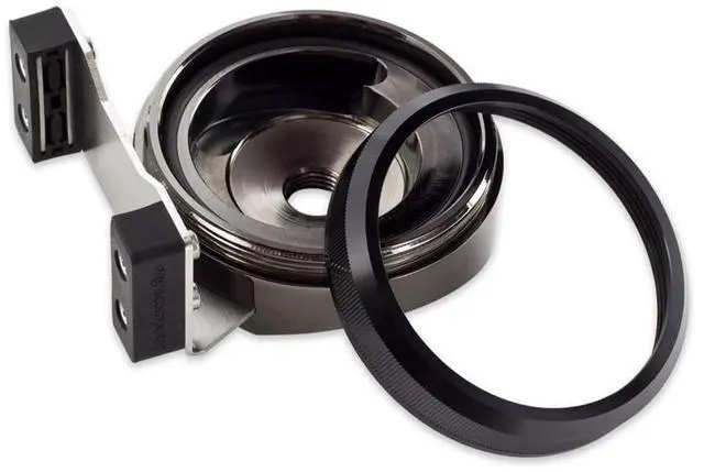 Alt view image 3 of 7 - Aquacomputer ULTITOP Black Pump Top For D5 Pumps (41133)