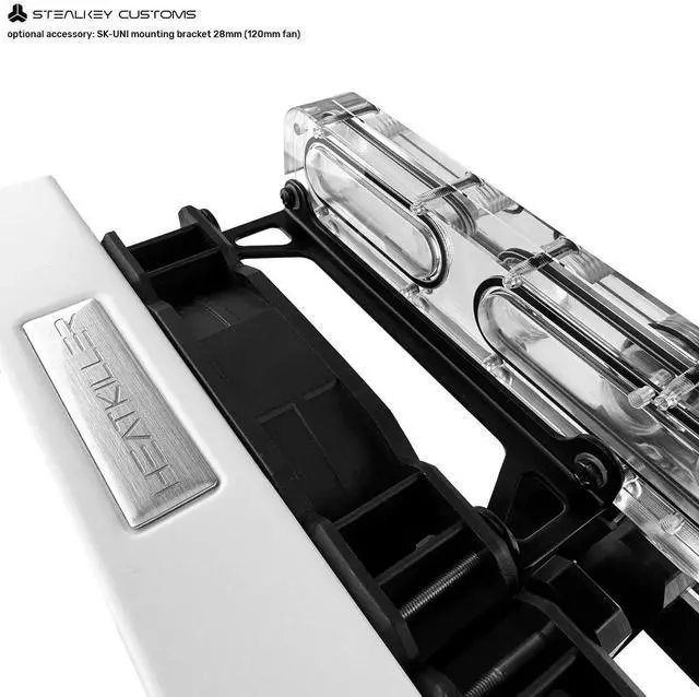 Alt view image 2 of 7 - Stealkey Customs CubeTube Distroplate 240mm - Acryl (SW10134)