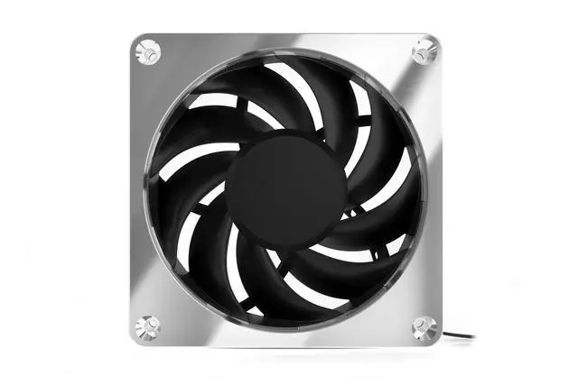 Alt view image 3 of 14 - Alphacool Apex Stealth Metal Fan 2000rpm Chrome - 120x120x25mm (13818)