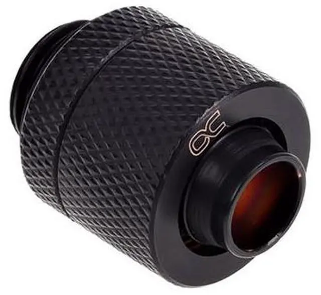 Alt view image 8 of 12 - Alphacool HF G1/4" to 10mm ID, 13mm OD Compression Fitting for Soft Tubing, Deep Black, 6-pack