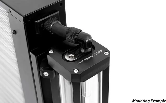 Alt view image 4 of 7 - Watercool MO-RA IV Heatkiller Tube Adapter - Black (26060)