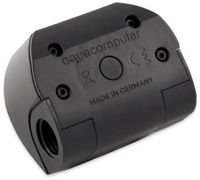 Alt view image 4 of 7 - Aquacomputer G1/4 NEXT RGBpx Flow Sensor - High Flow, Black (53293)