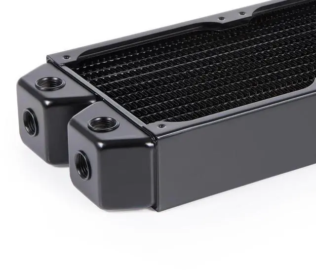 Alt view image 3 of 7 - Alphacool NexXxoS XT45 Full Copper Dual-Flow 360mm Radiator (14389)