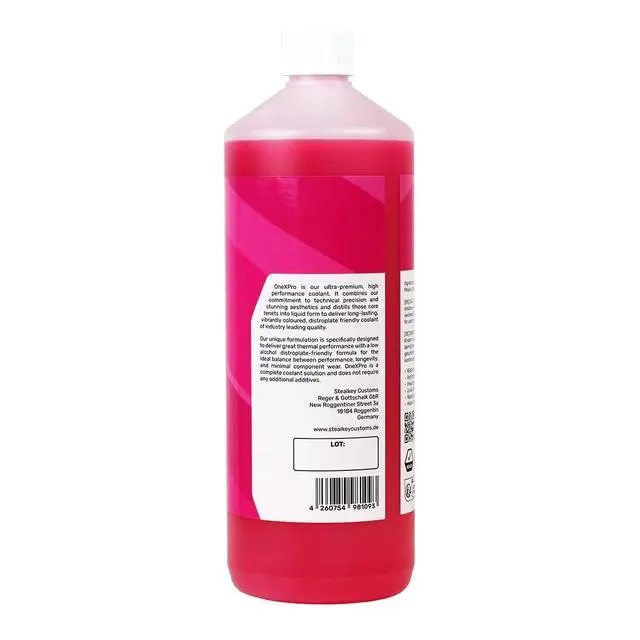 Alt view image 3 of 7 - StealKey Customs OneXPro Coolant Pre-Mix - Pink 1000ml (23006)