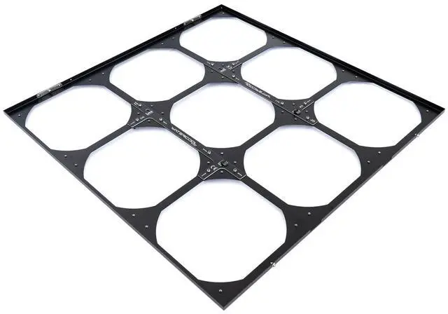 Alt view image 2 of 6 - Watercool MO-RA IV 600 Fan Frame for 200mm Fans - Black (26620)