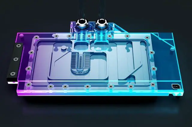 Alt view image 5 of 7 - Alphacool Eisblock Aurora Acryl GPX-N Geforce RTX 3090 TI Strix/TUF with Backplate (13088)