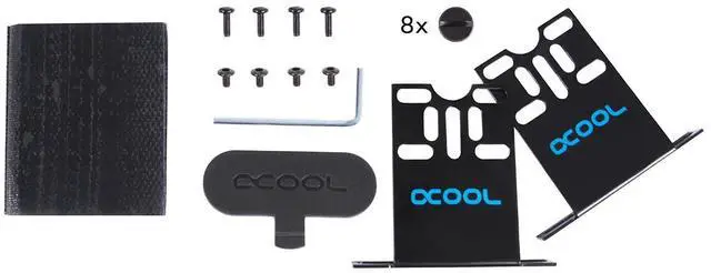 Alt view image 6 of 7 - Alphacool ES Distro Plate C3 - Black / Dark Blue (12994)