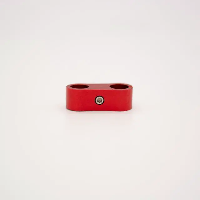 Alt view image 5 of 7 - ModMyMods ModClamp - 11mm (7/16") AN 4 Tubing Management Clamp - Red (MOD-0330)