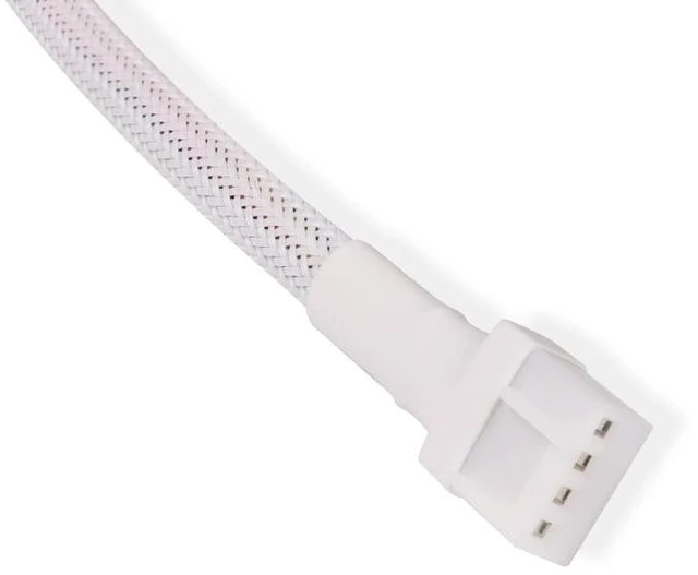 Alt view image 3 of 6 - Alphacool Fan Cable 4-Pin to 4-Pin Extension - 60cm - White (18721)