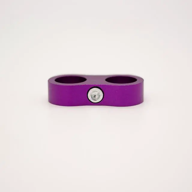 Alt view image 5 of 7 - ModMyMods ModClamp - 19mm (3/4") AN 10 Tubing Management Clamp - Purple (MOD-0341)